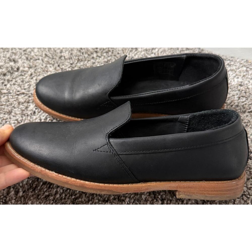 Patina Portland black leather loafer women's size 7